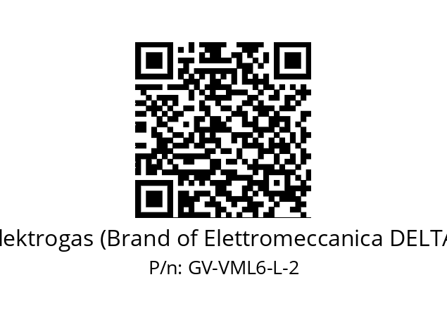   Elektrogas (Brand of Elettromeccanica DELTA) GV-VML6-L-2