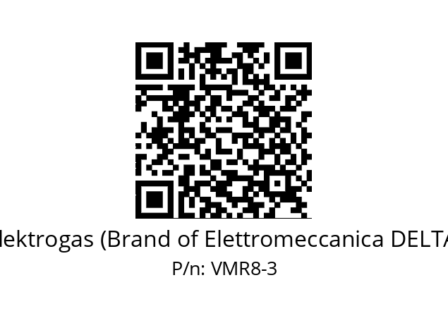   Elektrogas (Brand of Elettromeccanica DELTA) VMR8-3