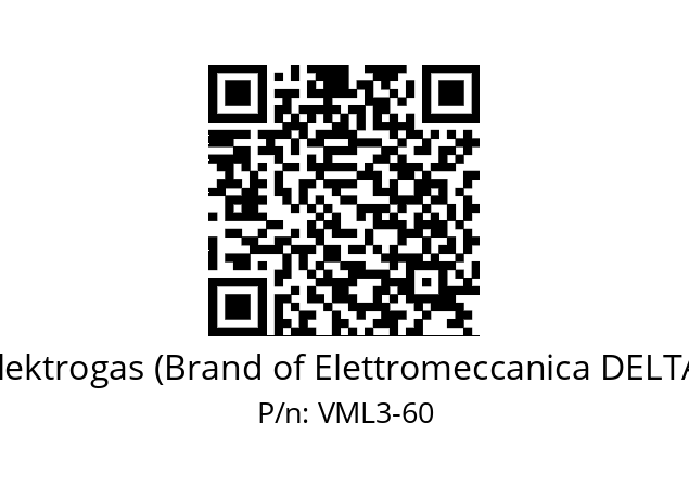   Elektrogas (Brand of Elettromeccanica DELTA) VML3-60