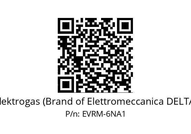   Elektrogas (Brand of Elettromeccanica DELTA) EVRM-6NA1