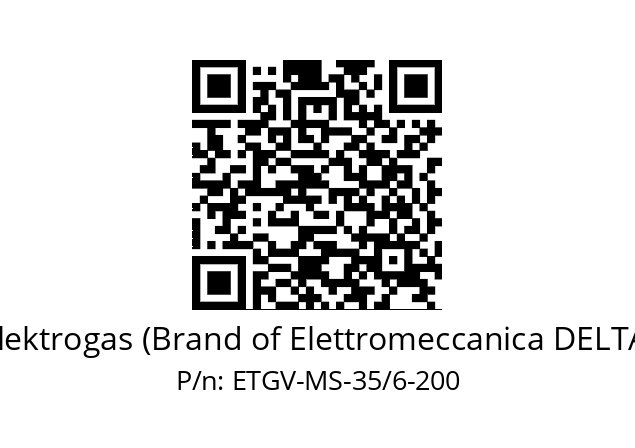   Elektrogas (Brand of Elettromeccanica DELTA) ETGV-MS-35/6-200