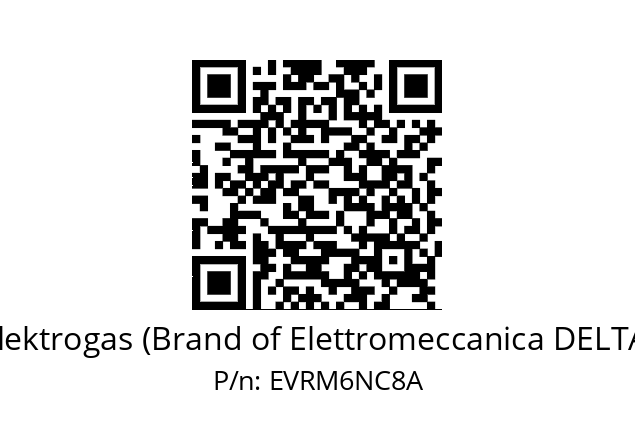   Elektrogas (Brand of Elettromeccanica DELTA) EVRM6NC8A