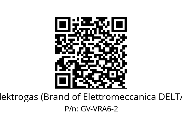   Elektrogas (Brand of Elettromeccanica DELTA) GV-VRA6-2