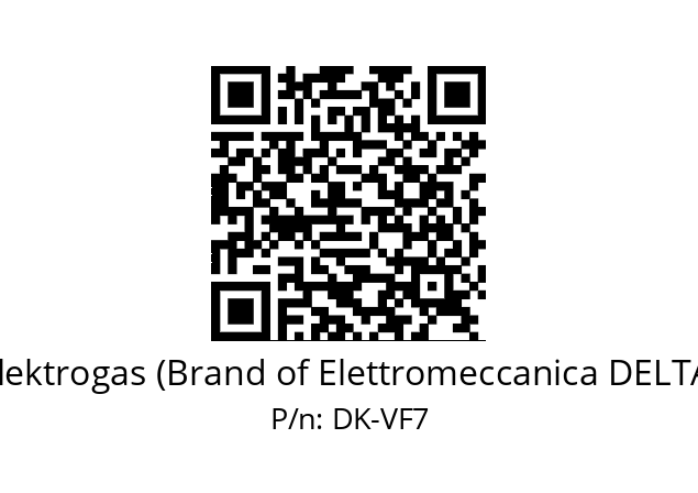   Elektrogas (Brand of Elettromeccanica DELTA) DK-VF7