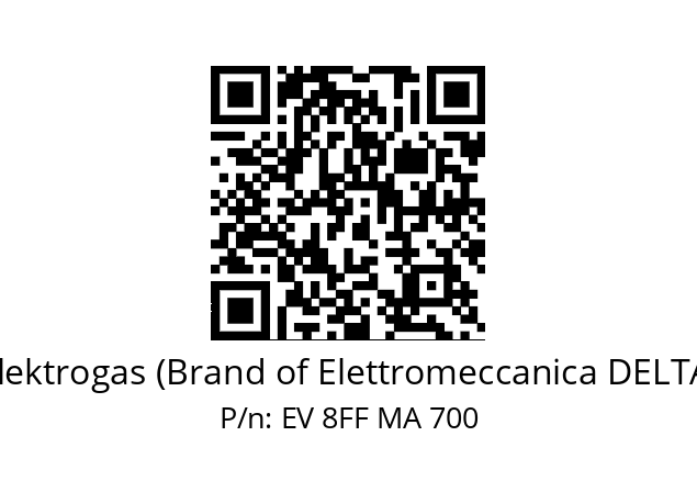   Elektrogas (Brand of Elettromeccanica DELTA) EV 8FF MA 700