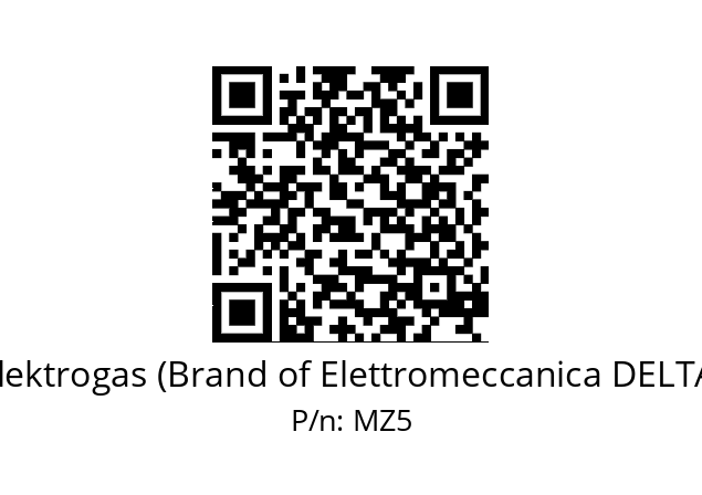   Elektrogas (Brand of Elettromeccanica DELTA) MZ5