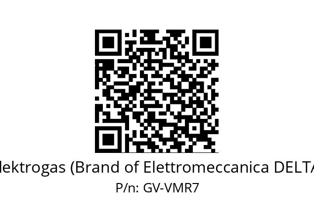   Elektrogas (Brand of Elettromeccanica DELTA) GV-VMR7