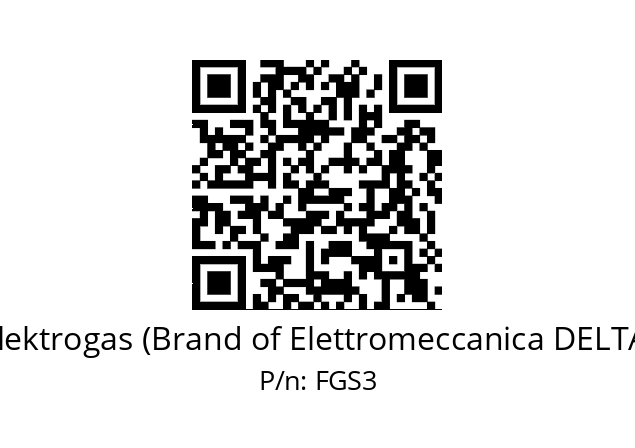   Elektrogas (Brand of Elettromeccanica DELTA) FGS3