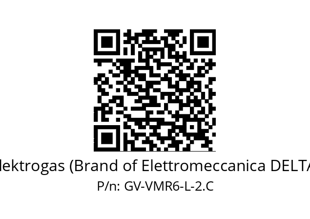   Elektrogas (Brand of Elettromeccanica DELTA) GV-VMR6-L-2.C