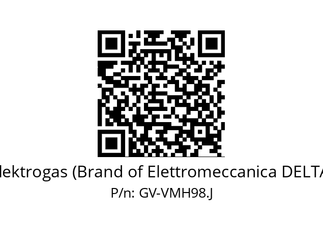   Elektrogas (Brand of Elettromeccanica DELTA) GV-VMH98.J