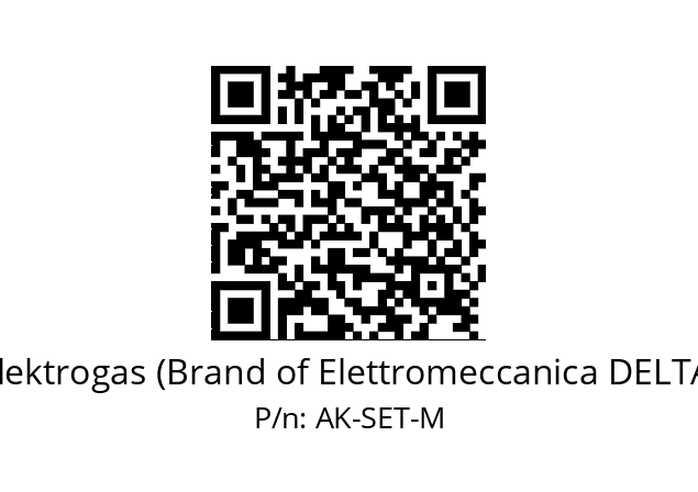   Elektrogas (Brand of Elettromeccanica DELTA) AK-SET-M