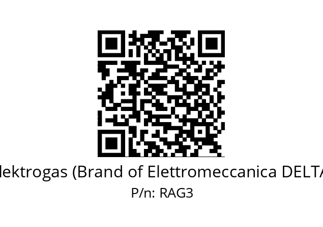   Elektrogas (Brand of Elettromeccanica DELTA) RAG3