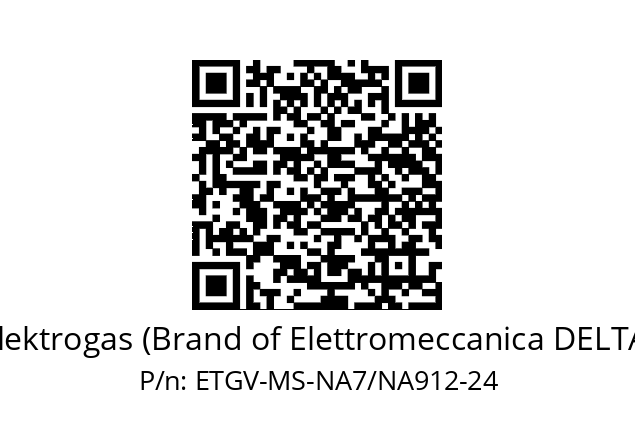   Elektrogas (Brand of Elettromeccanica DELTA) ETGV-MS-NA7/NA912-24