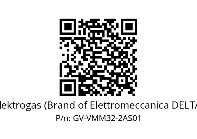   Elektrogas (Brand of Elettromeccanica DELTA) GV-VMM32-2AS01