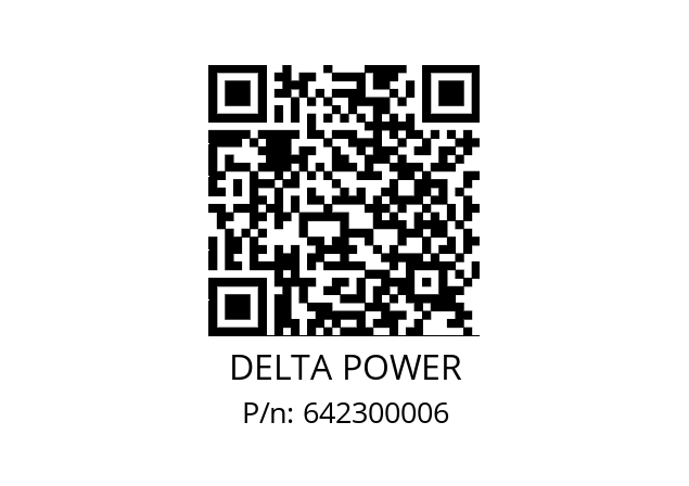   DELTA POWER 642300006