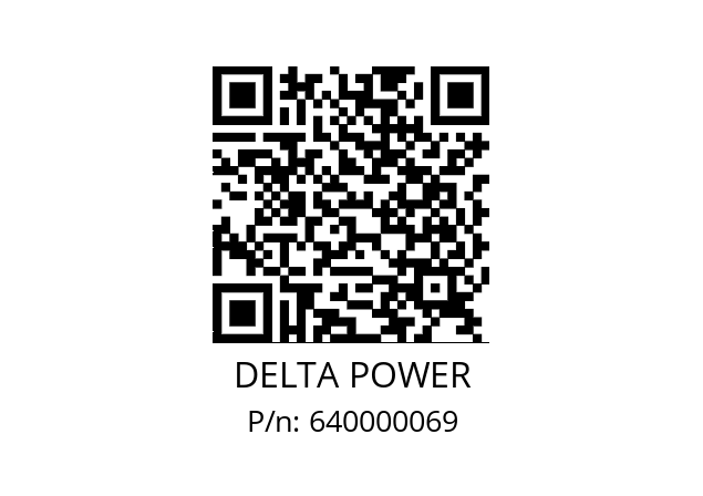   DELTA POWER 640000069