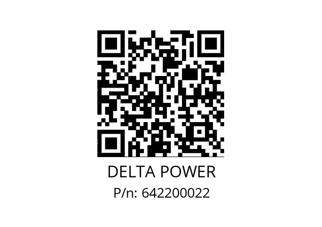   DELTA POWER 642200022