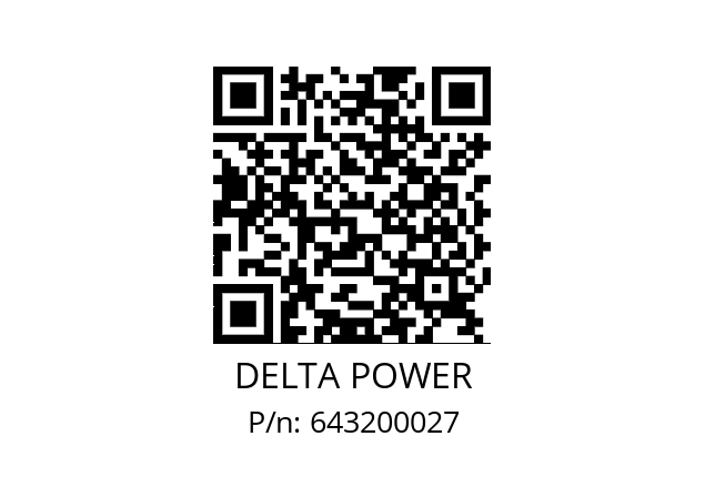   DELTA POWER 643200027