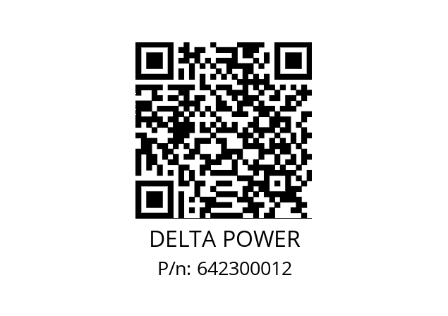   DELTA POWER 642300012