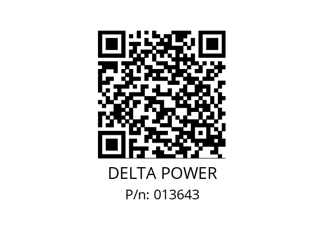   DELTA POWER 013643