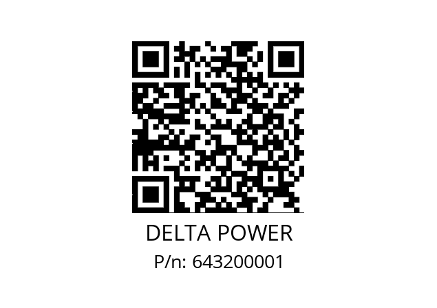   DELTA POWER 643200001