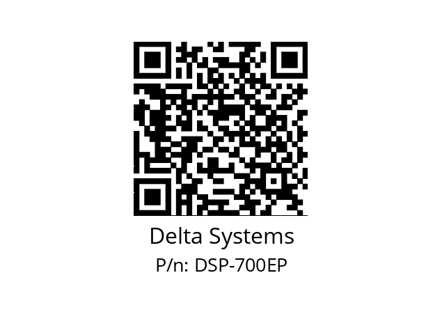   Delta Systems DSP-700EP