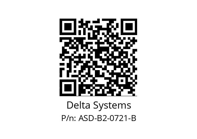   Delta Systems ASD-B2-0721-B