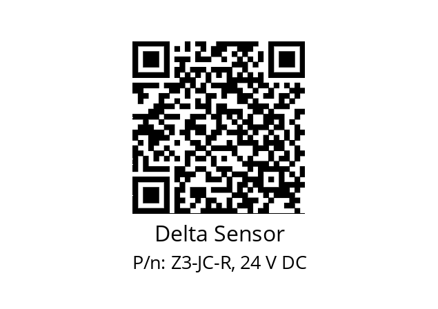   Delta Sensor Z3-JC-R, 24 V DC