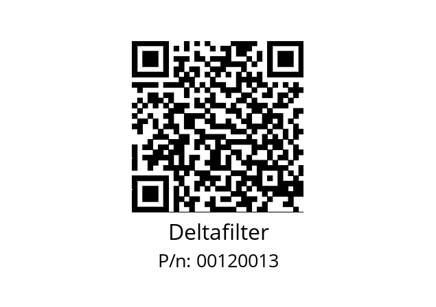   Deltafilter 00120013