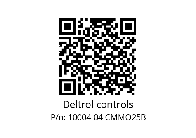   Deltrol controls 10004-04 CMMO25B