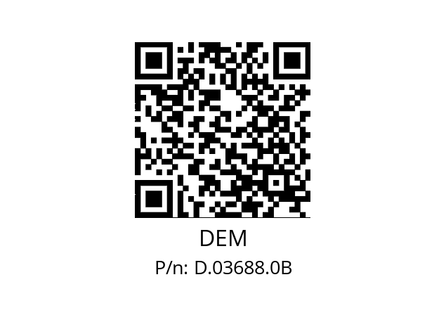   DEM D.03688.0B