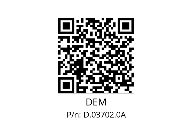   DEM D.03702.0A