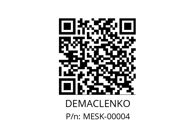   DEMACLENKO MESK-00004