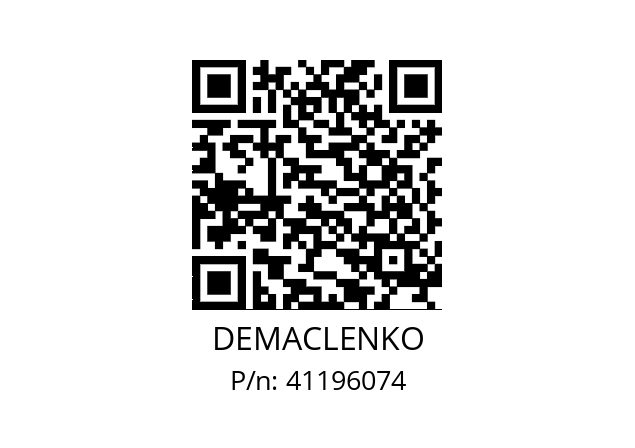   DEMACLENKO 41196074