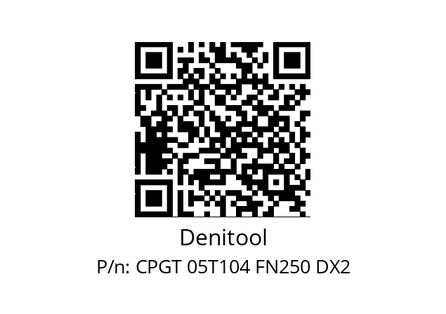   Denitool CPGT 05T104 FN250 DX2