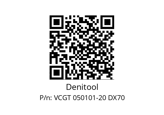   Denitool VCGT 050101-20 DX70