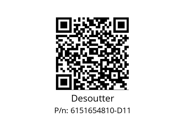   Desoutter 6151654810-D11