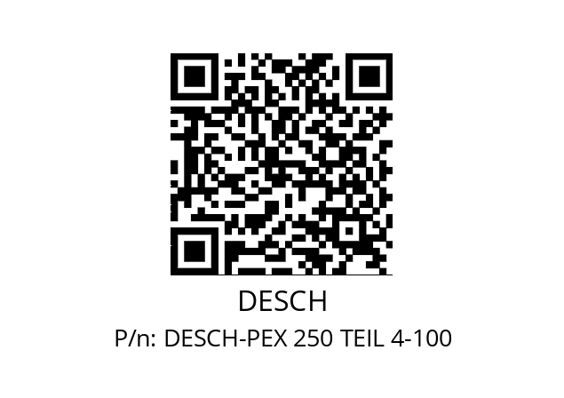   DESCH DESCH-PEX 250 TEIL 4-100