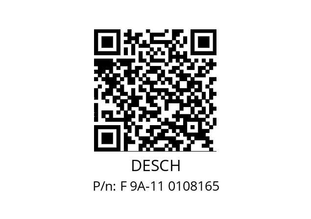   DESCH F 9A-11 0108165