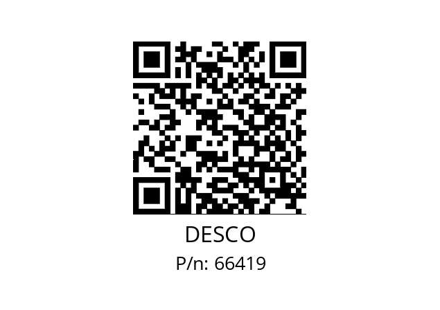   DESCO 66419