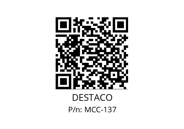   DESTACO MCC-137