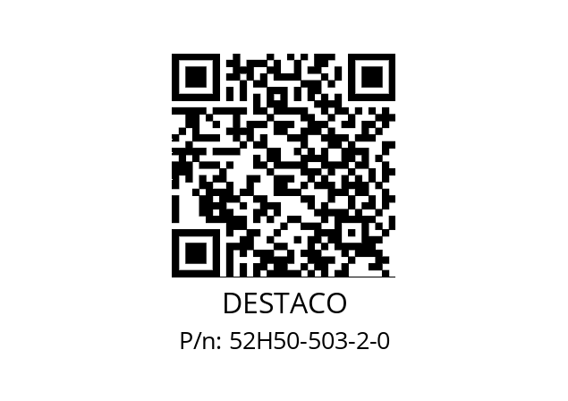   DESTACO 52H50-503-2-0