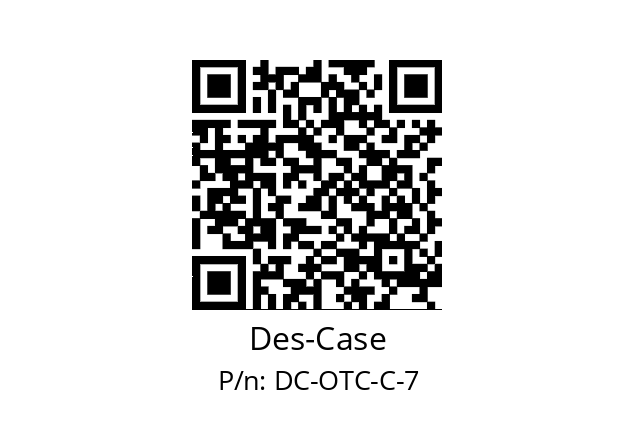   Des-Case DC-OTC-C-7