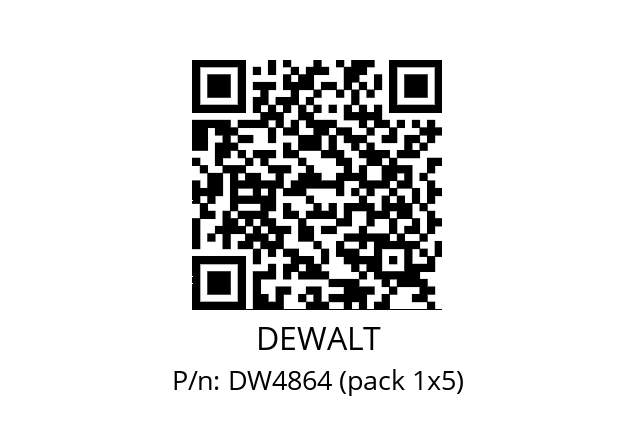   DEWALT DW4864 (pack 1x5)