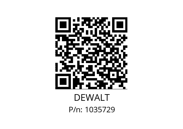   DEWALT 1035729