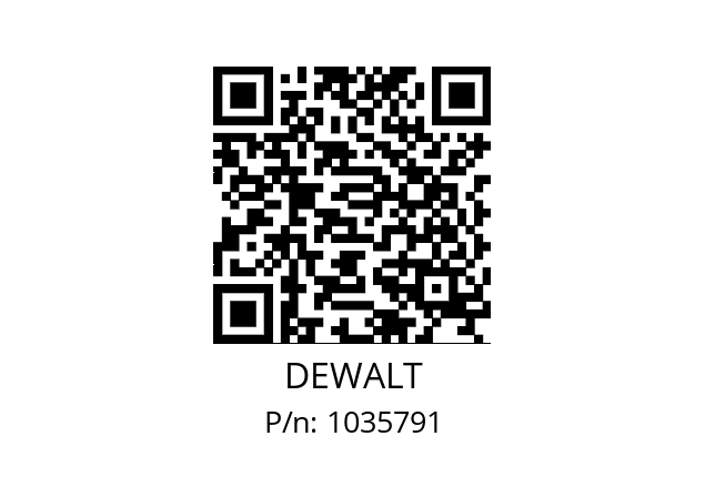   DEWALT 1035791