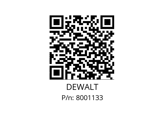   DEWALT 8001133