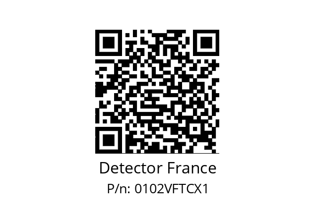   Detector France 0102VFTCX1