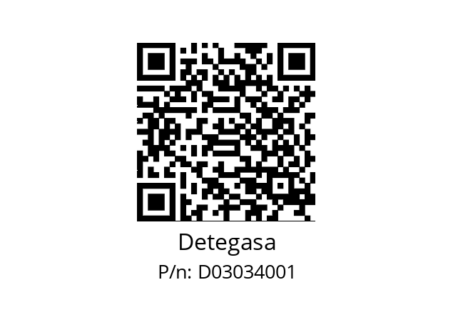   Detegasa D03034001