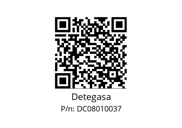  (D08010759) Detegasa DC08010037